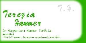 terezia hammer business card